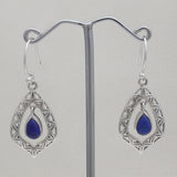 925 Silver Ruby Earring