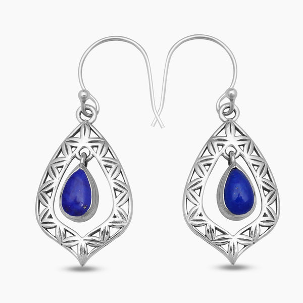 925 Silver Ruby Earrings