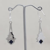 925 Silver Black Onyx Earring