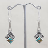 925 Silver Black Onyx Earring