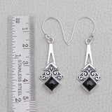 925 Silver Black Onyx Earring