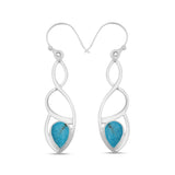 925 Silver Labradorite Earring