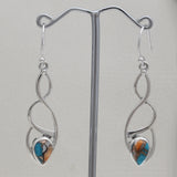 925 Silver Labradorite Earring