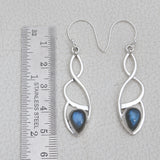 925 Silver Labradorite Earring