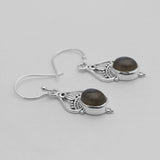 925 Silver Labradorite Earring