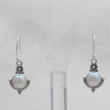 925 Silver Rainbow Moonstone Earring