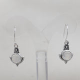 925 Silver Rainbow Moonstone Earring