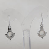 925 Silver Rainbow Moonstone Earring