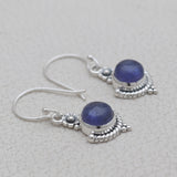 925 Silver Rainbow Moonstone Earring