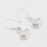 925 Sterling Silver Herkimer Quartz Earrings