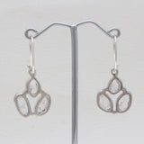 925 Sterling Silver Herkimer Quartz Earrings