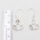 925 Sterling Silver Herkimer Quartz Earrings