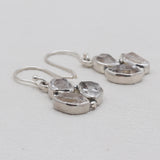 925 Sterling Silver Herkimer Quartz Earrings