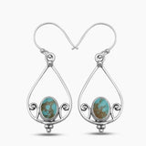 925 Silver Charoite Earrings