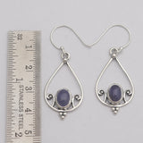 925 Silver Charoite Earring