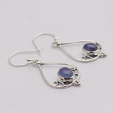 925 Silver Charoite Earring