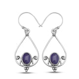 925 Silver Charoite Earring