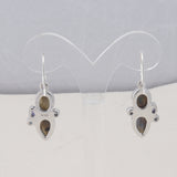 Labradorite Silver Earrings
