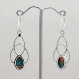 925 Silver Nephrite Jade Earring