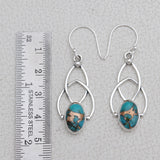 925 Silver Nephrite Jade Earring