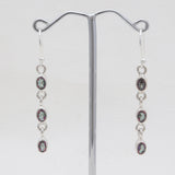 925 Sterling Silver Mystic Quartz Earrings