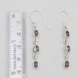 925 Sterling Silver Mystic Quartz Earrings