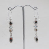 Turquoise Spiny Oyster Silver Earrings