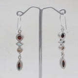 Turquoise Spiny Oyster Silver Earrings