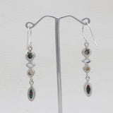 Turquoise Spiny Oyster Silver Earrings