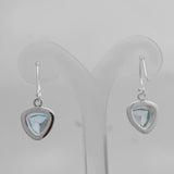 925 Silver Blue Topaz Earring