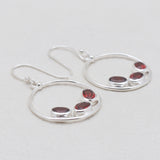 Smoky Quartz Silver Earrings