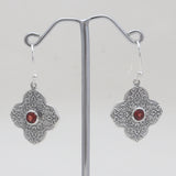Amethyst Silver Earrings