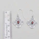 Amethyst Silver Earrings