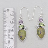 Tasmanian Serpentine Silver Earrings