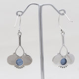 Blue Kyanite Silver Designer Earrings