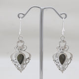 Labradorite Silver Designer Earrings