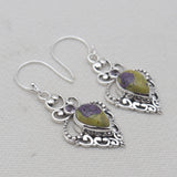 Labradorite Silver Designer Earrings
