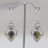 Labradorite Silver Designer Earrings