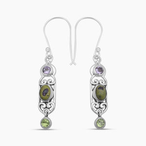 Tasmanian Serpentine Silver Jewelry Sets