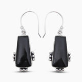 925 Silver Black Onyx Earrings
