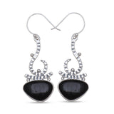 925 Starling Silver Black Onyx Earring