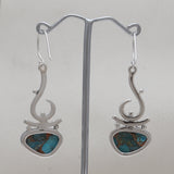 925 Starling Silver Black Onyx Earring