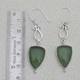 925 Starling Silver Dendritic Opal Earring