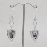 925 Starling Silver Dendritic Opal Earring