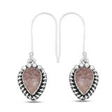 925 Starling Silver Rose Quartz Pendant Set