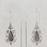 Pyrite Druzy Silver Pendant Set