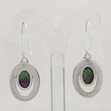 Ruby Zoisite Silver Pendant Set