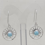 925 Starling Silver Larimar Pendant Set