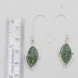 Chrome Diopside Silver Pendant Set