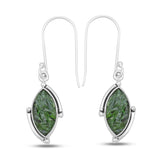 Chrome Diopside Silver Pendant Set